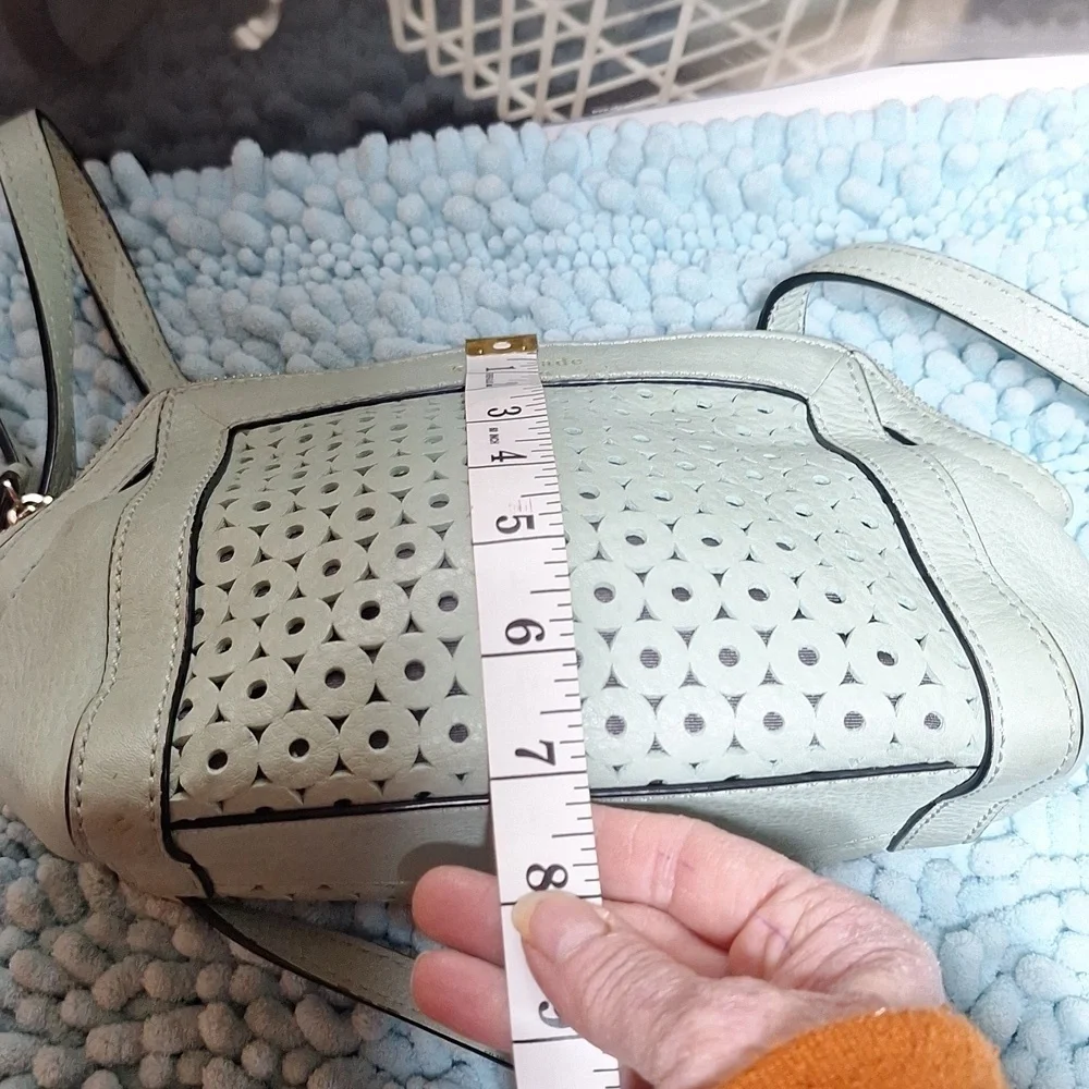 Kate Spade, New York Mercer Isle- Sienna leather green light  bag